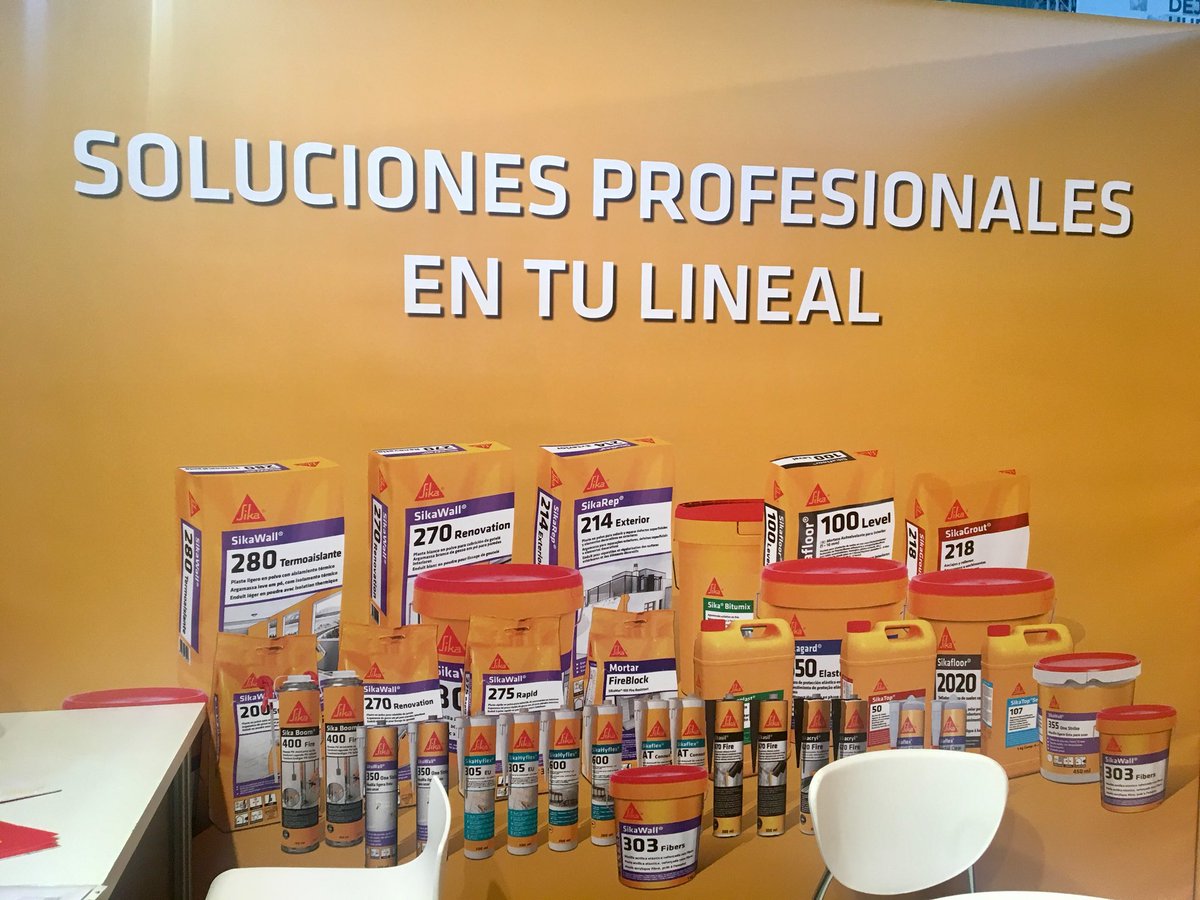SikaSpain's tweet photo. Hoy y mañana estamos en el #BigMatDay18 @BigMatIberia en el Madrid Arena. Ven a visitarnos ! https://t.co/C9LJTQLHSo