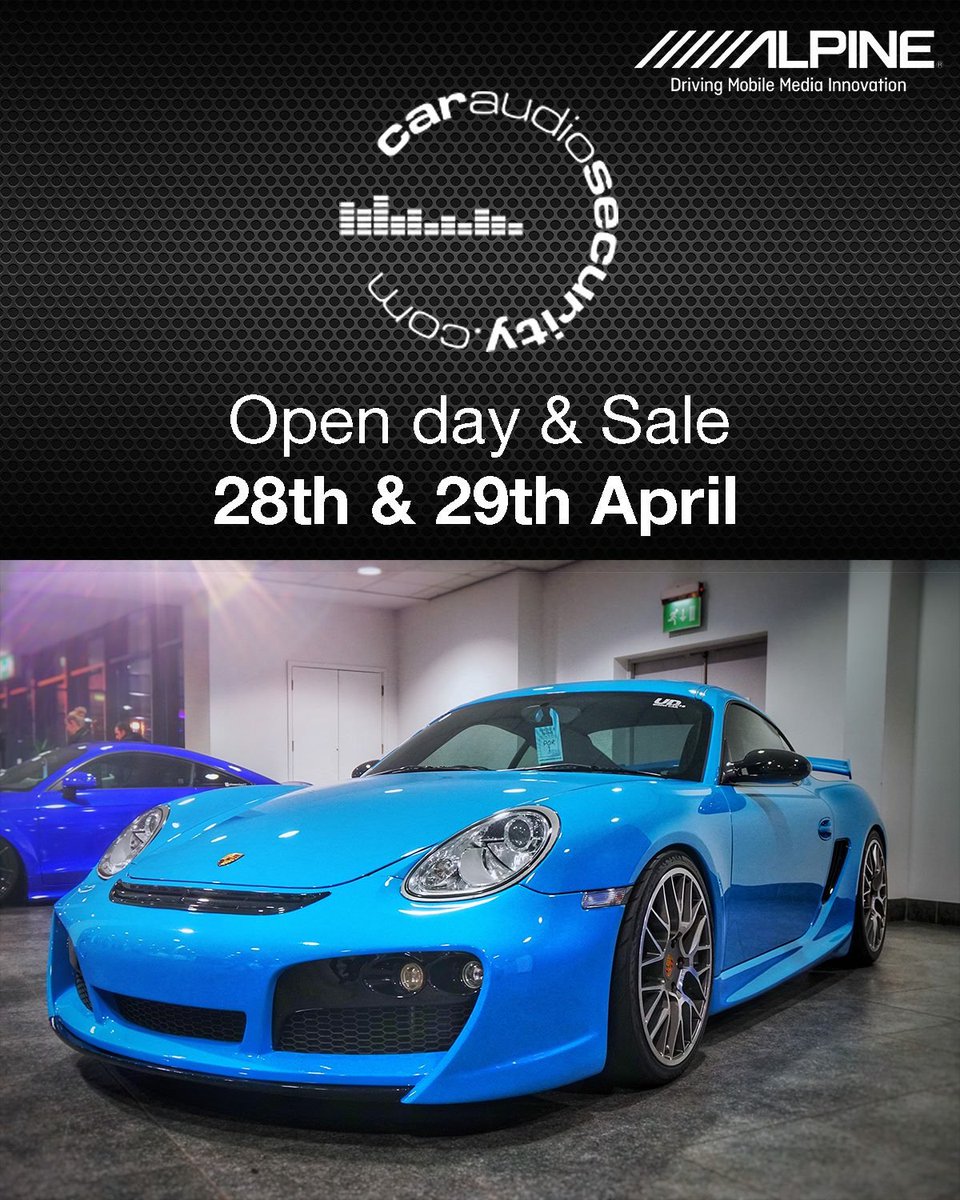 AlpineAOUK's tweet photo. We are attending the @caraudioUK event on the 28th & 29th of April. Be sure to attend to get huge discounts and experience our demo cars! #AlpineUK #CAS #OpenDay #AlpineT5 https://t.co/cbVtoyOHfa