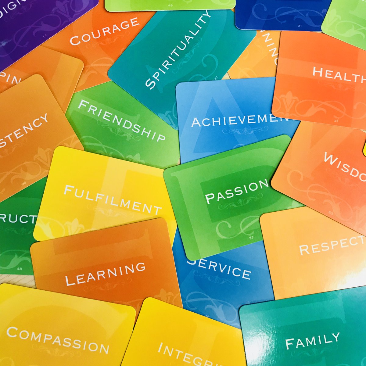 UoW_Physio's tweet photo. Using values cards (Thanks @twowheelprof) is a great way of thinking about what values are important as an individual or team...watch out for these during welcome week in September 2018
#valuesbasedlearning #individualvalues #valuesofatherapist https://t.co/Y3VwtXdeeL