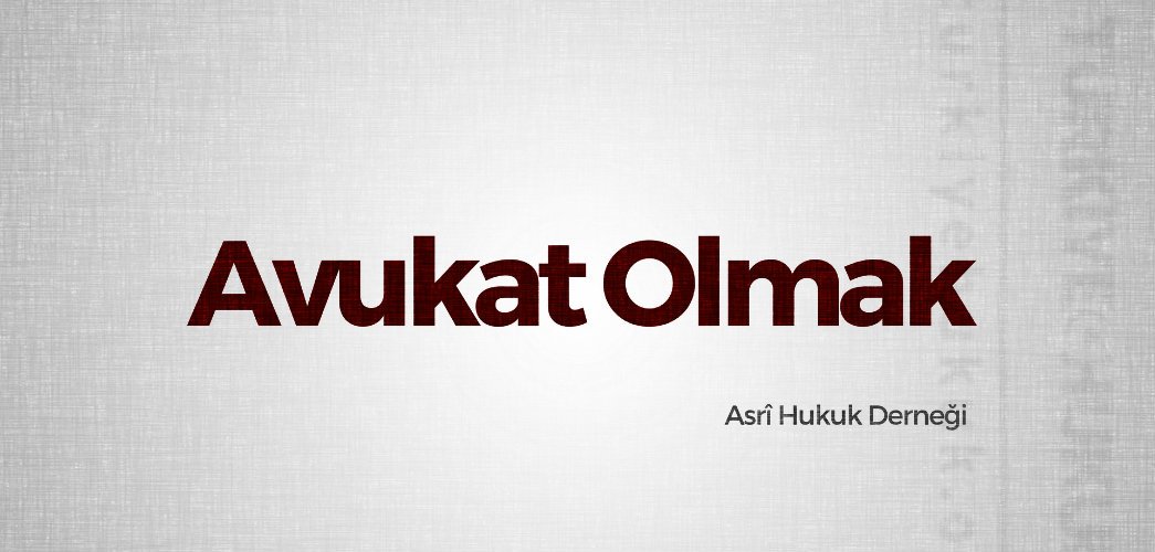 Söyleşi: Avukat Olmak | 20 Nisan 2018 | Konuşmacılar: <a href="/GGrseler/">Güneş Gürseler</a>, Av. Mehmet GÜN, Av. Edip ÖNDER | Düzenleyici: <a href="/asrihukuk/">Asrî Hukuk Derneği</a> | Ayrıntılar: turkiyehukuk.org/soylesi-avukat…