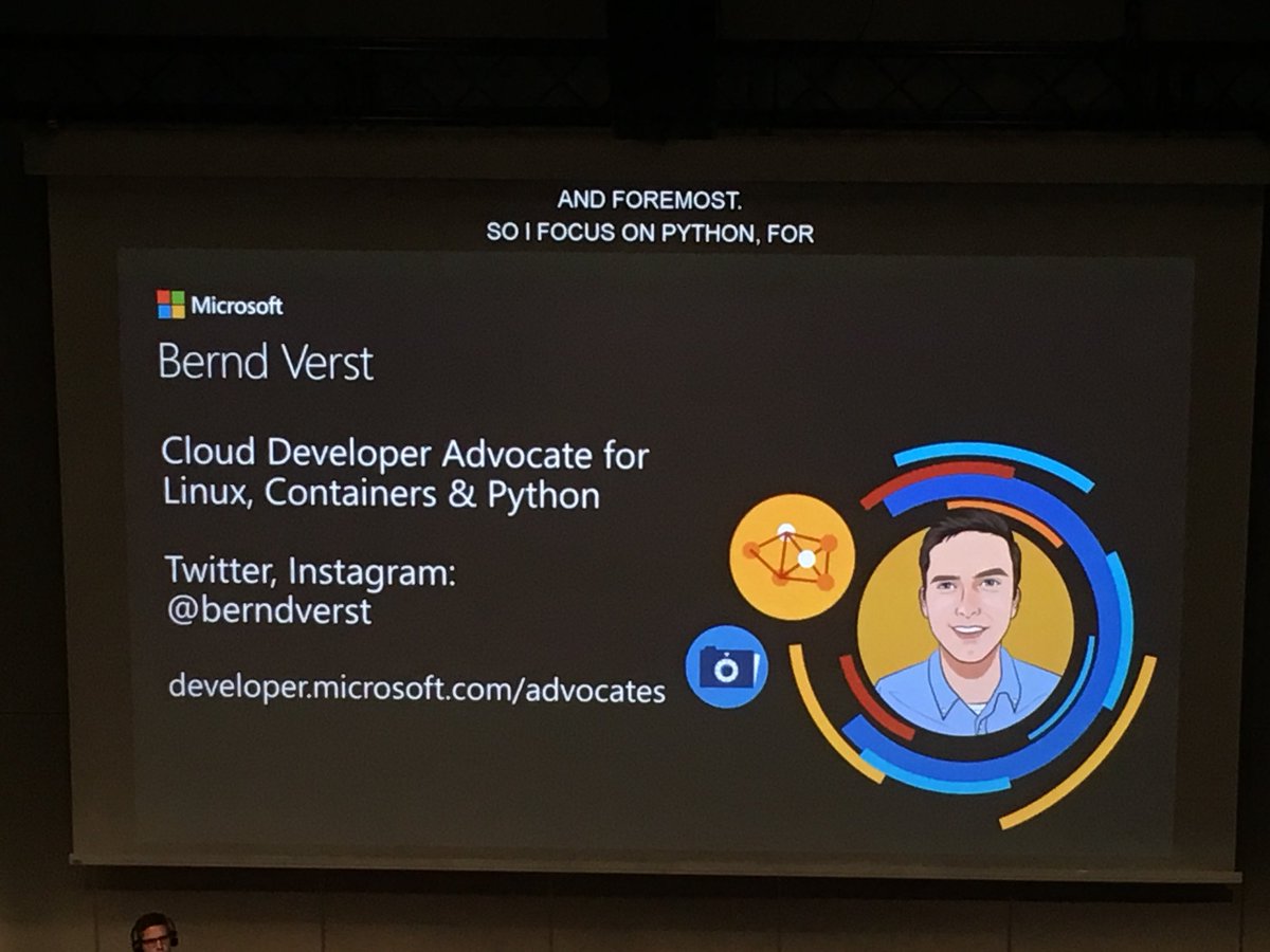sweet_systems's tweet photo. Off course we wouldn’t miss the talk about Containers on Azure with @BerndVerst #MSTechSummit https://t.co/8dE1lA4PpV