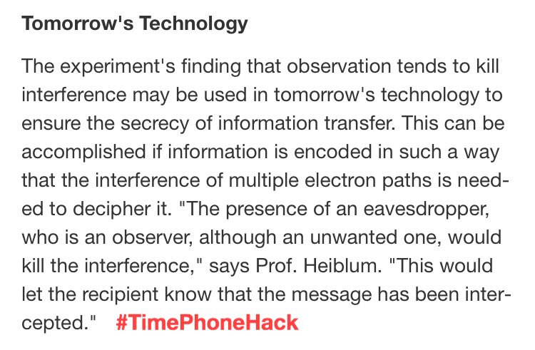 truthleaksorg's tweet image. #QuantumTheory Demonstrated: #QuantumObserver Affects Reality - tyler.team - #TeamTyler - #TimePhoneHack - sciencedaily.com/releases/1998/…