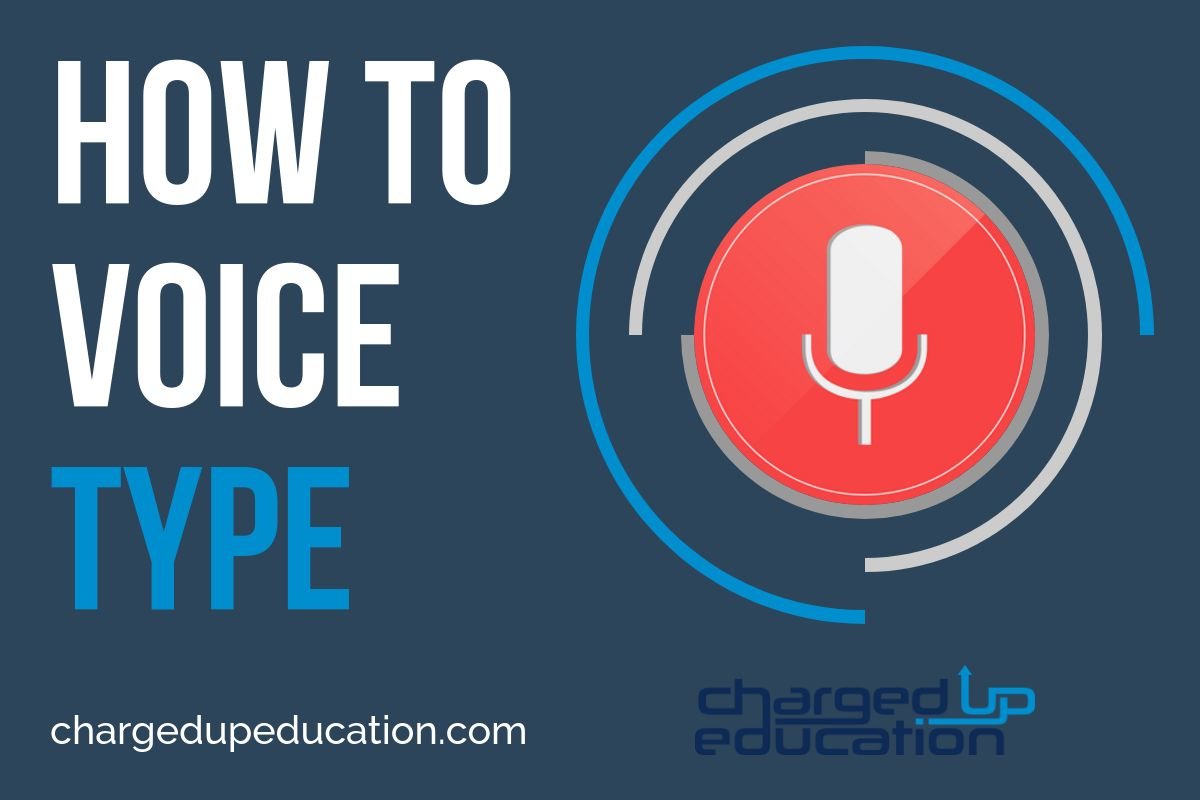 ChargedUPEdu's tweet photo. How To Voice Type https://t.co/xh3cdBI8v6 #Physed #Pegeeks #ChargedUPEDU https://t.co/M88vtiSDzf