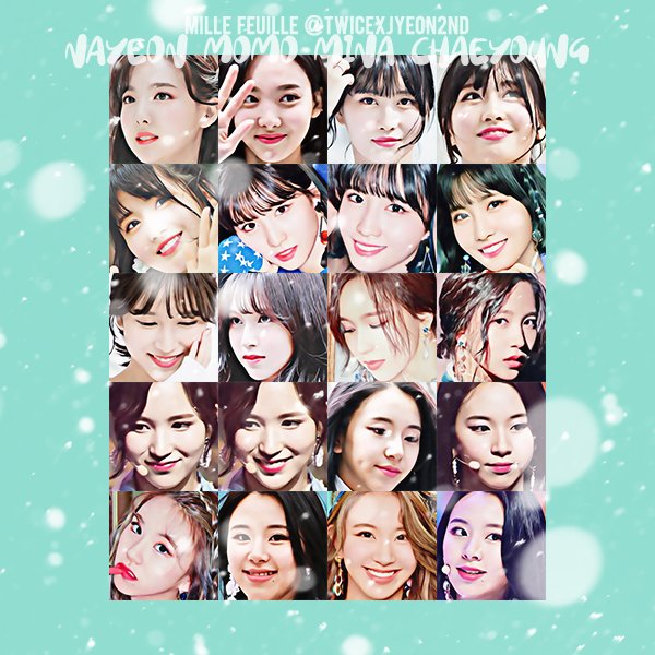 exlismxmfeuille's tweet image. 🐇〘 #พื้นที่โปร #แจกดิส nayeon momo mina chaeyoung twice 20 pics 〙☁️
🌻เซฟจากใต้โพสต์เลยค่ะ💛
