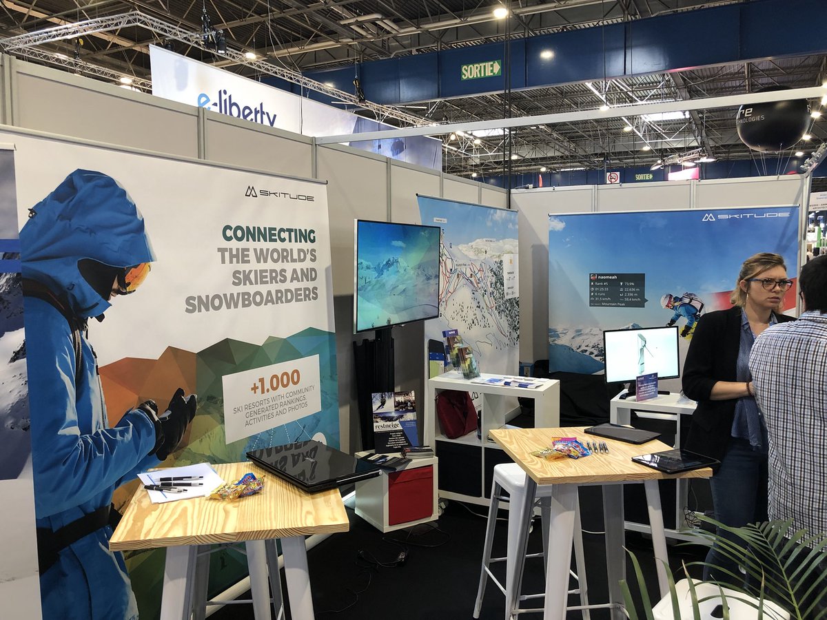 NeigeGranite's tweet photo. L’équipe @Skitude @SkitudeServices prête à vous recevoir @MPlanet2018 #MountainPlanet et parler #technologie #mobile #app #3Dmaps #RFID #GateAccess #SmartResort sur le stand nº420 https://t.co/4XyFhO9mA7