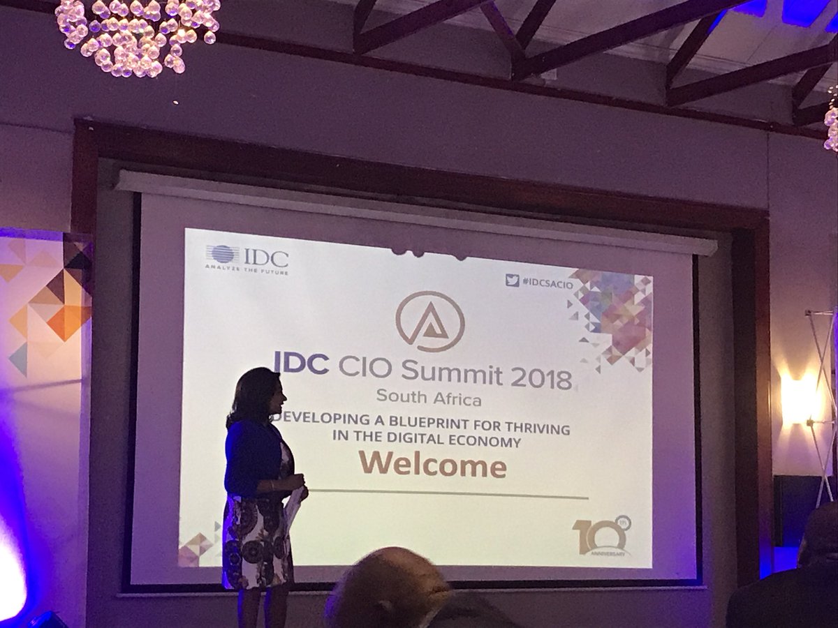 Migs1406's tweet photo. Great way to start the day engaging with South African #CIOs at the 10th Annual #IDCSACIO Summit - discussing #DigitalTransformation #Innovation and how @Oracle_Africa is driving the New Era of #Cloud which is #Autonomous https://t.co/n2eEJYBST5
