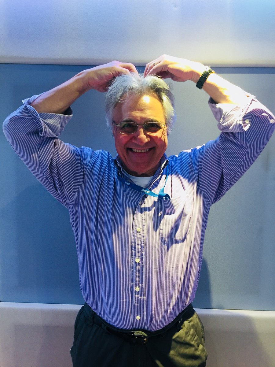 TimLihoreau's tweet photo. Today’s #CarpeDiem clue - for
@AMinhall who is running the London Marathon for @makenoise
John, Bill & I doing the #MinBot
@ClassicFM https://t.co/xVy8hIJods