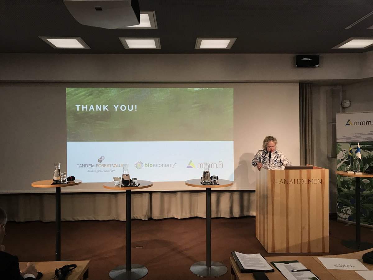 svefinfonden's tweet photo. Vi säger också tack till @mmm_fi för fint arrangemang, alla talare, engagerade deltagare och särskilt de 72 projekten som har sökt stöd från #tandemforestvalues
#forestfriendsforever https://t.co/1NEj440CaL
