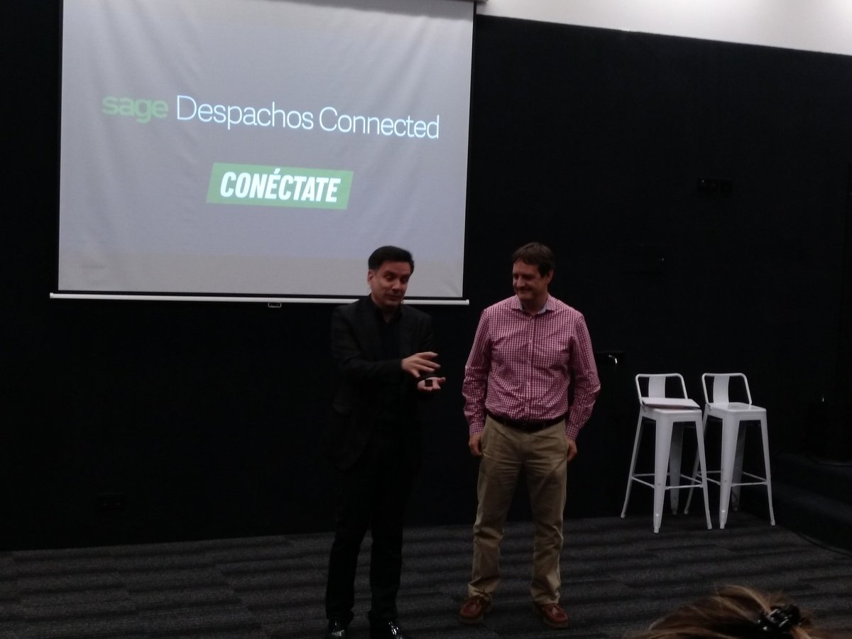 anabel8777's tweet photo. Todos conectados en el día de hoy! Hoy nace Sage Despachos Connected @SageSpain @FJaviCervantes https://t.co/XEscz6jb9H