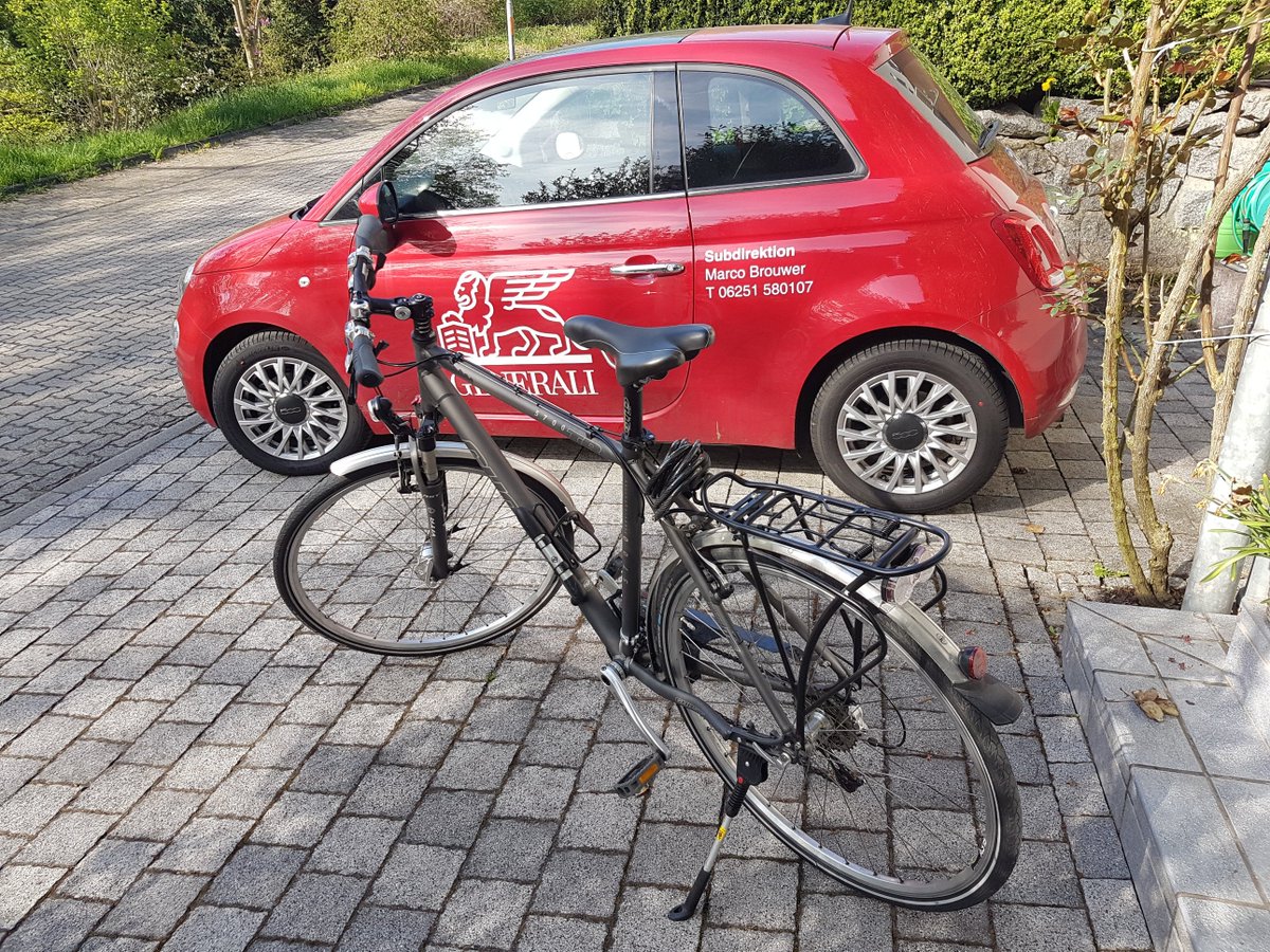 LUXUS! Terminfreier Vormittag - also mit dem Fahrrad statt in der "Keksdose" in die Agentur!

#lebensqualität #generalibewegtdeutschland auch in #bensheim #bergstrasse