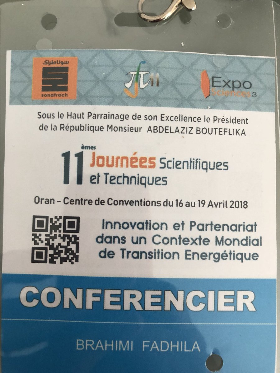 FBrahimi's tweet photo. 2e jr #JST11 "rencontres scientifiques et techniques de l'#énergie" organisée par la @sonatrach_dz à #Oran Je me prépare pour la table ronde sur la Com' responsable sous le prisme de la #TransfoDigitale Au programme #ComCrise #Influence #PersonalBranding et #EmployeeAdvocacy #dz https://t.co/Zl31LPsclP