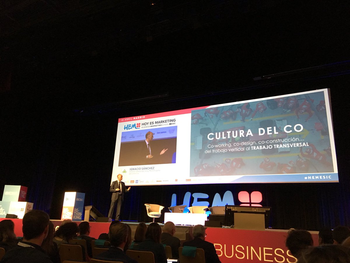 ManuelCMU's tweet photo. Muy INSPIRADORA la ponencia de Ignacio Sánchez, Director General de @leroymerlin_es en #HEMESIC @ESICEducation 
👏🏼👏🏼👏🏼
#LoMásImporteLasPersonas https://t.co/xBQHkbvrOp