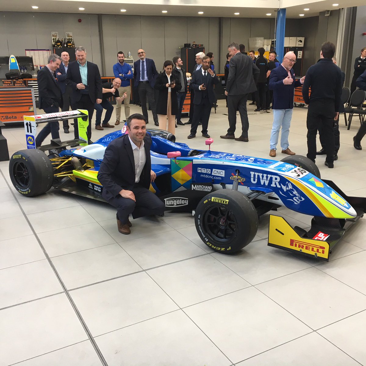 's tweet image. Last night @TungaloyUK were proud to be unveiled as a new sponsor of   @UWRacing It was great to meet @ShaneKellyRace and the UWR team and look forward to supporting them for many years to come! #F3cup #firstplace #partnership