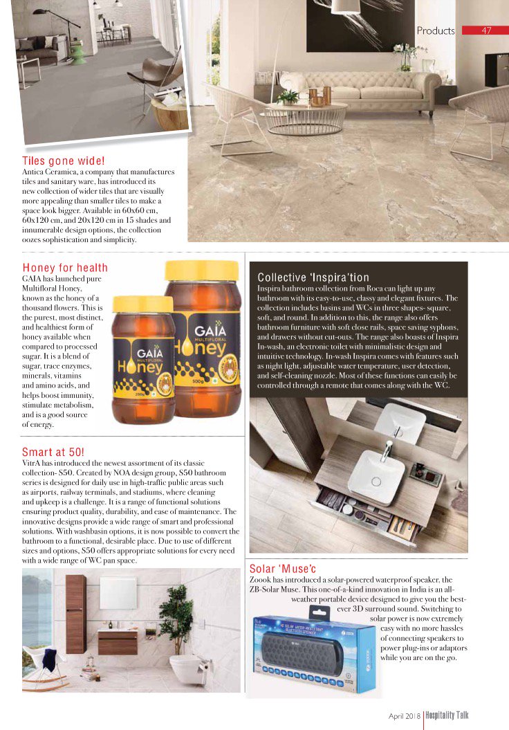 GaiaGoodHealth's tweet photo. One of our #bestsellers, #Multifloral #Honey, was featured in the #HospitalityTalk #magazine this month - check it out! https://t.co/OEO6BqZScA