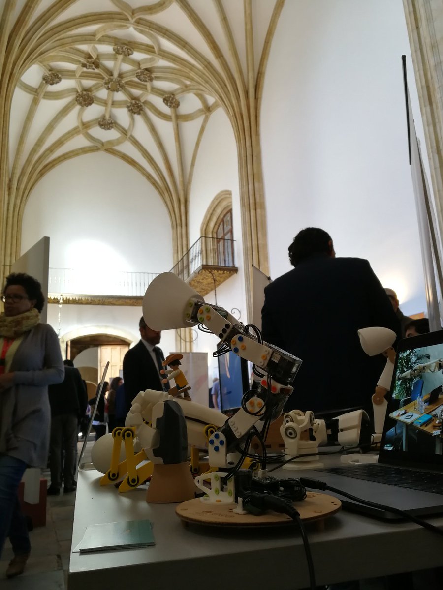 pollenrobotics's tweet photo. We are at #startupole booth 166. ¡Come discover #reachy, #handy, #eddy and #ergojr! https://t.co/UXB87wuRFx