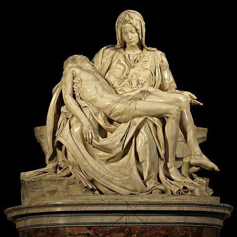 arteaIdia's tweet photo. "La Piedad" (1499), Michelangelo (Italia) - Renacentista https://t.co/oGUzEKFuV7