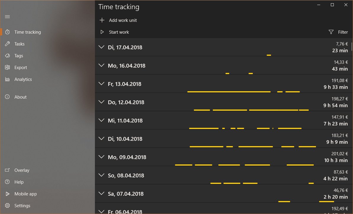 workinghoursapp's tweet image. Big update for @workinghoursapp! Includes a large UI rework and some often requested features. Let me know if you like it 😊