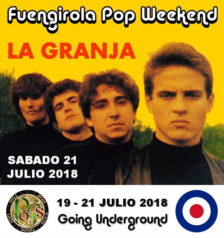 #LaGranja regresa al #FuengirolaPopWeekend en el 30 Aniversario de su aclamado álbum #SoñandoEnTresColores. Al igual que ya hicieran en 2014, pondrán a buen seguro el POGs patas arriba. ¡No te pierdas su impresionante directo, cerrando la noche del sábado en el #FPW_2018! 😎