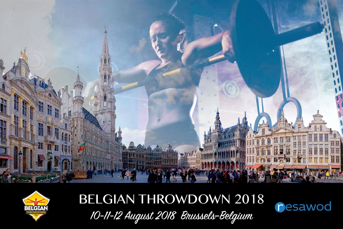 resawod's tweet photo. Très heureux de vous annoncer que nous serons partenaire des Belgian Throwdown 2018 à Bruxelles ! Retrouvez-nous pour les phases finales les 10, 11 et 12 août mais n'oubliez pas les qualifs du 12 au 27 Mai ! 🔥💙☀#Resawod #OneMoreWOD #BelgianThrowdown2018 https://t.co/JTkptrGpQK
