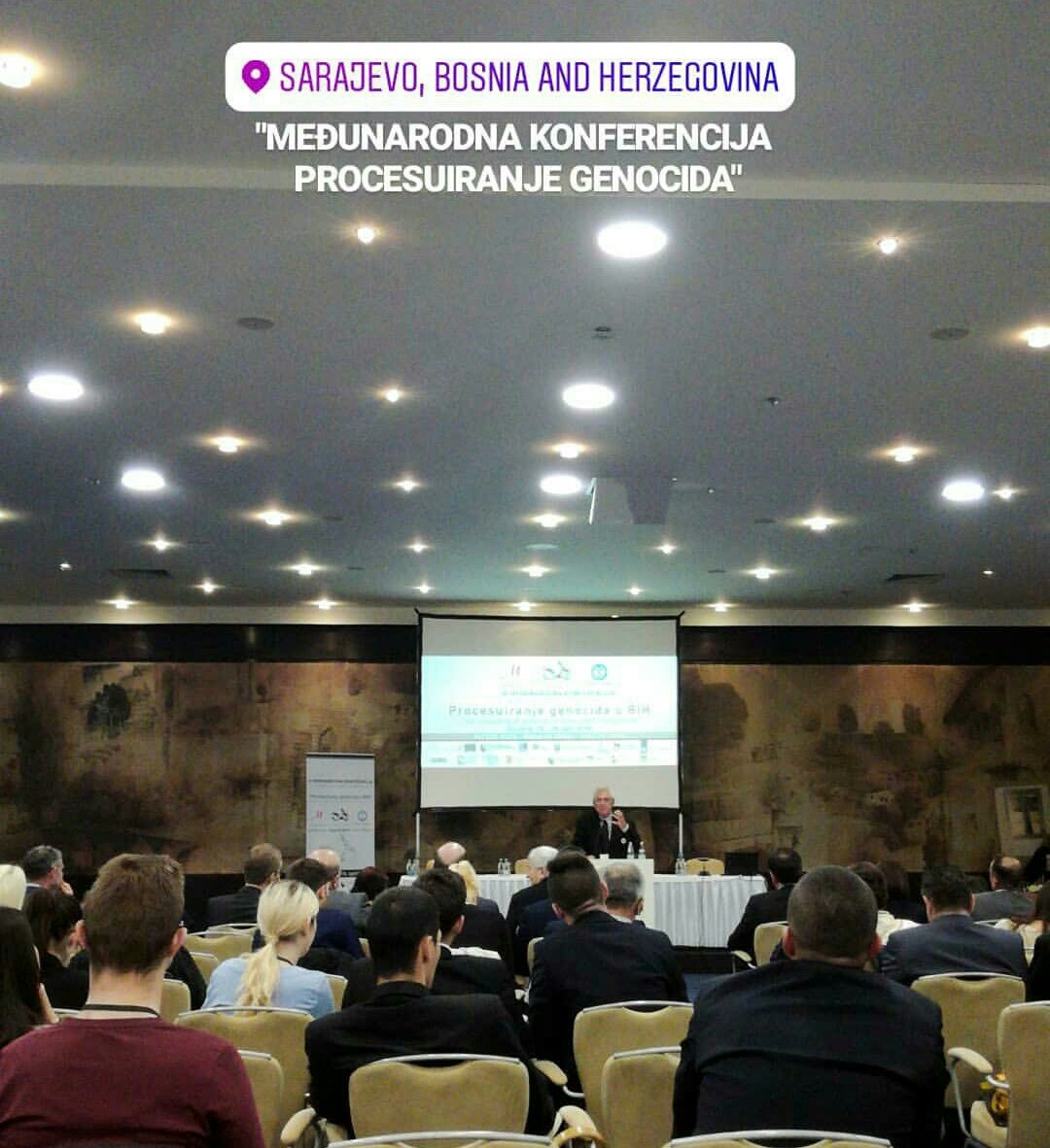 1nikolica's tweet photo. Norman Sepenuk #conference #sarajevo #genocid https://t.co/3F8ELu8cJy