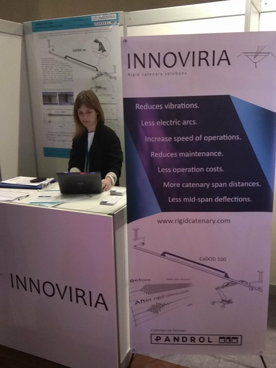 Innoviria's tweet photo. Aquí estamos Bilbao en #RailLiveBilbao  gracias a la organización, el sitio es estupendo. Congratulations to the organisation for their efforts and efficiency. https://t.co/QMERQslZXI