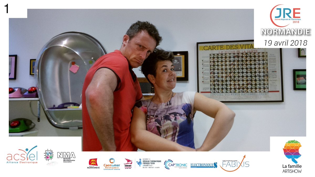 DelpheVitamean's tweet photo. Patrick et Marcel de la @FamilleArtishow sont prêts et nous aussi. Vivement demain! #JRE_Caen https://t.co/JfGLZuRY0d
