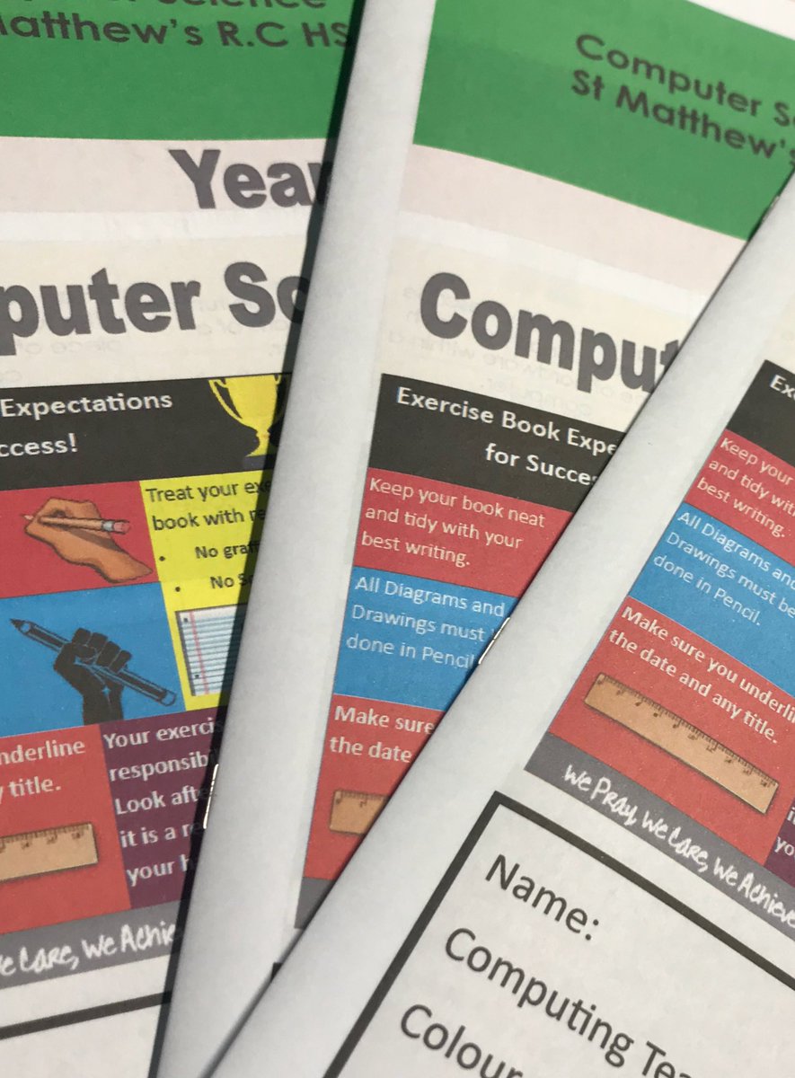 New Topic booklets for Year 7 today... evidencing learning and demonstrating knowledge! Hopefully an easy way to show progress!!