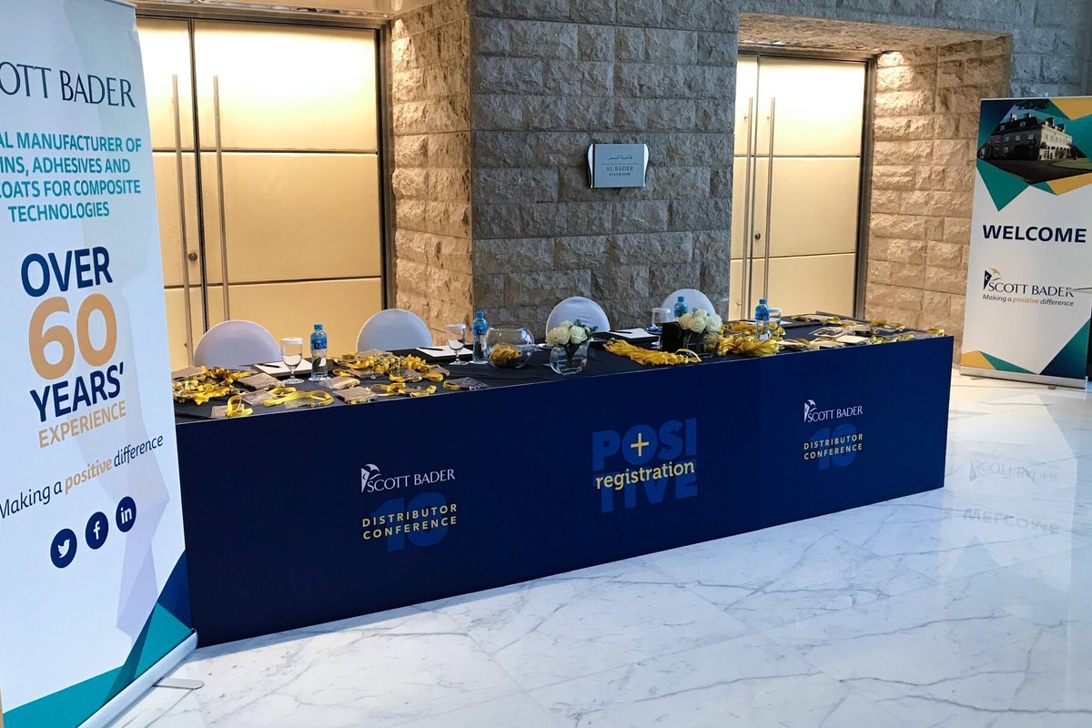 punch_em's tweet photo. We helped @ScottBaderCoLtd make a positive difference by designing their 2018 Distributor Conference in Dubai.
#eventbranding #branding #scottbader #dubai #corporate #events #design #collaterals https://t.co/X2H34DLfEn