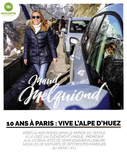 alpedhuezpresse's tweet photo. [PARUTION] "L'idée d'essais autour des systèmes de motricité allait bien avec la montagne" : Maud Melquiond du circuit de glace @alpedhuez et organisatrice de la nouvelle opé #Evodriver est dans @Automobelle N°13 ! https://t.co/E2I8N3wTaF