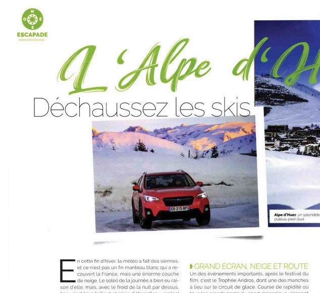 alpedhuezpresse's tweet photo. [PARUTION] "L'idée d'essais autour des systèmes de motricité allait bien avec la montagne" : Maud Melquiond du circuit de glace @alpedhuez et organisatrice de la nouvelle opé #Evodriver est dans @Automobelle N°13 ! https://t.co/E2I8N3wTaF