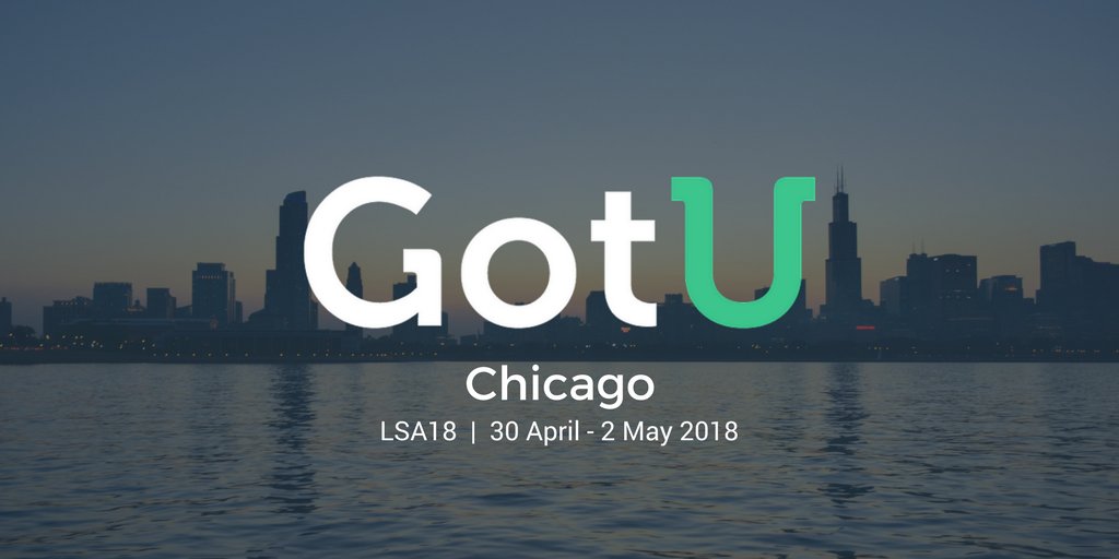 GotU_io's tweet photo. Looking forward to attend and sponsor #LSA18 organized by @LocalSearchAssn. See you Chicago! https://t.co/u9BLyUXAN4