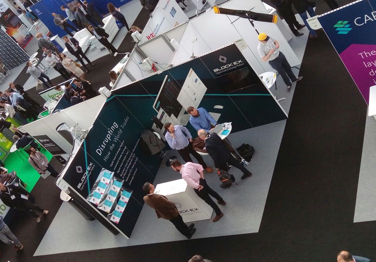BlockEx's tweet photo. We are now at the @Blockchain_Expo in @olympia_london! If you are in the area come and say hi! #booth152 #BlockchainExpo https://t.co/L0Yo3MZ3Pa
