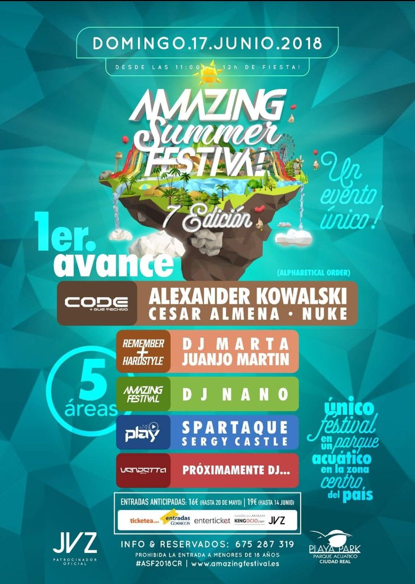 Primeros confirmados para el <a href="/AmazingFestiva/">nisu 12346</a> 😎➡