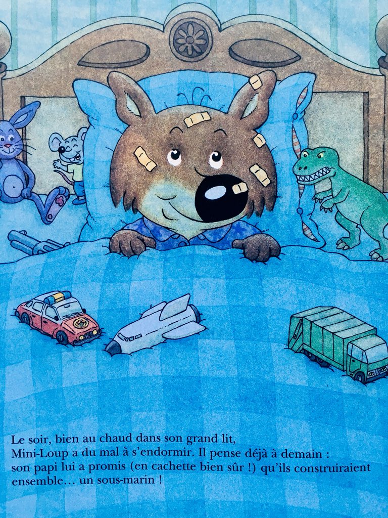 Tamarmagan's tweet photo. (4/4) Also, I do NOT enjoy the toy gun he takes to bed.
#Hachette #PhilippeMatter #MiniLoup https://t.co/CFiiIVDjUh