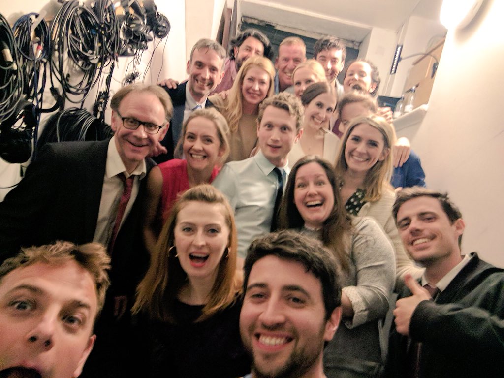 Well that’s a wrap on the Reduced Circumstances showcases. Couldn’t have asked for a lovelier or more talented company of actors for the last one. Here they are grinning inanely after the final curtain call. All the feels. 💗 #Actors #showcase