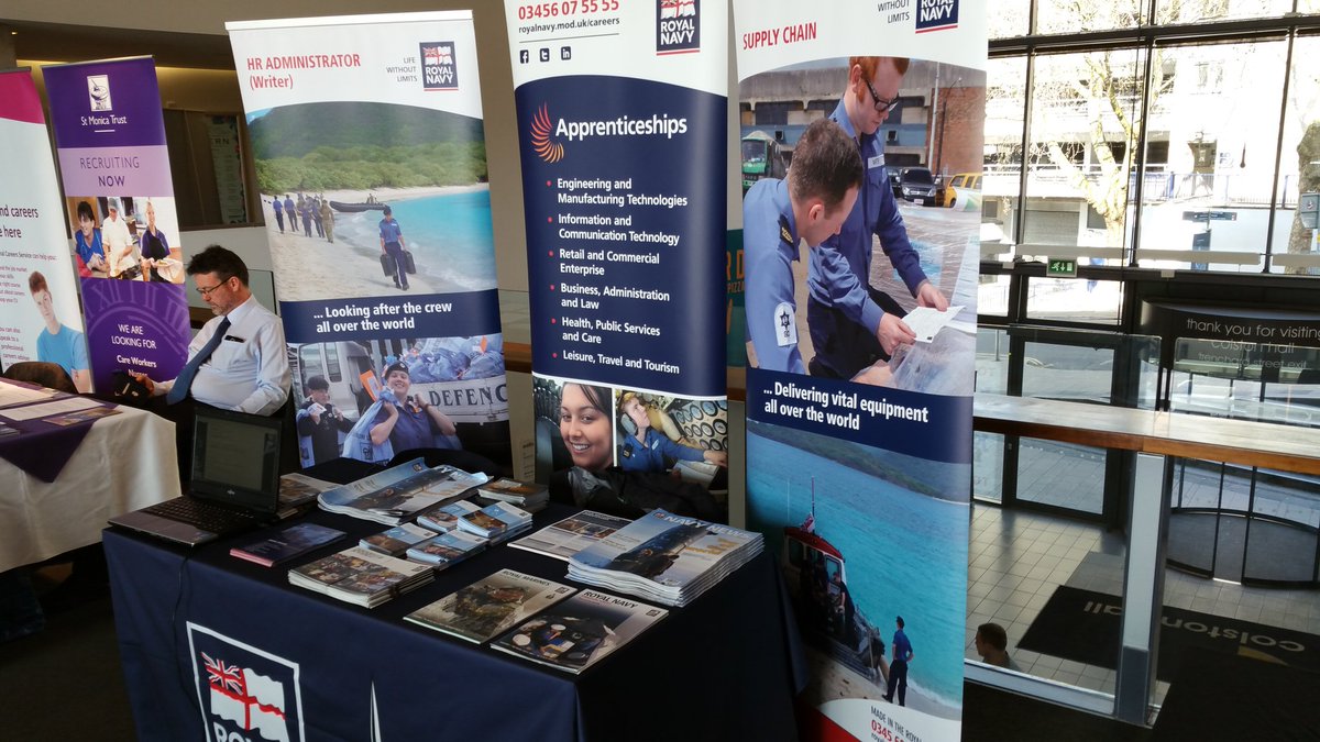 Royal Navy Logistics Recruitment Team will be in #Bristol today, at Colston Hall, between 10am and 2pm. come and see what the Navy can do for you #chefjobs #Hospitality #HR #SupplyChain #NavyJobs #MadeinTheRoyalNavy @RoyalNavy @RNJobsUK @JCPinBristol