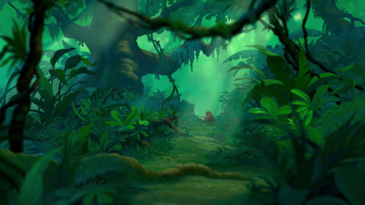 sylvainsarrailh's tweet image. Backgrounds from The Lion King (1994, Walt Disney Feature Animation) :