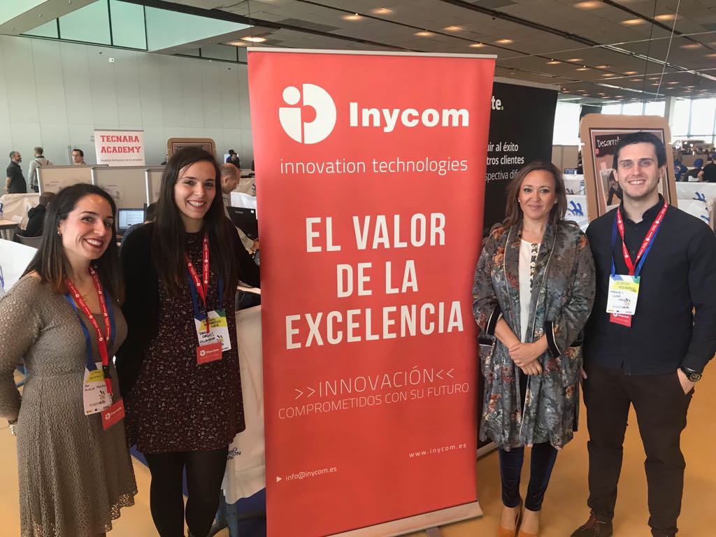analcald's tweet photo. #aragonskills18 segundo día! Hoy nos visita la consejera de educación. #inycom #inycomteam #tecnara Nuestros participantes de #desarrolloweb van genial! https://t.co/BRYLUSCzen