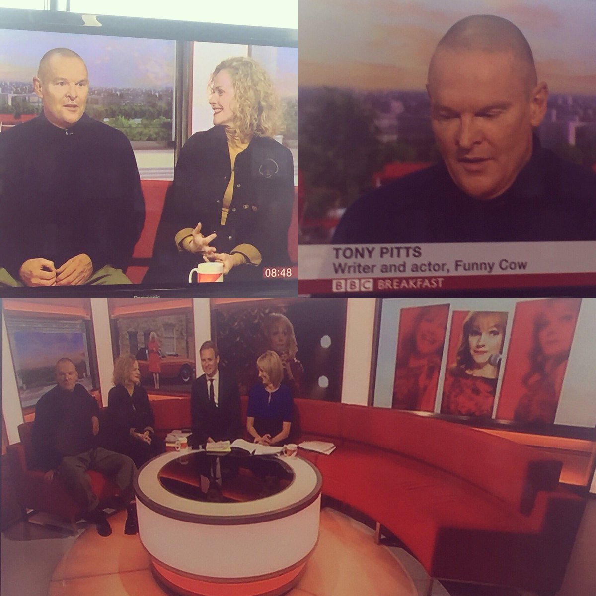 SereeneBrown's tweet photo. Thanks for having us @BBCBreakfast ! Next stop - Sheffield @FunnyCowFilm @eOneUK @eOnefilms @Studio_POW #film #promo #pr https://t.co/ZbsA6hmvkE