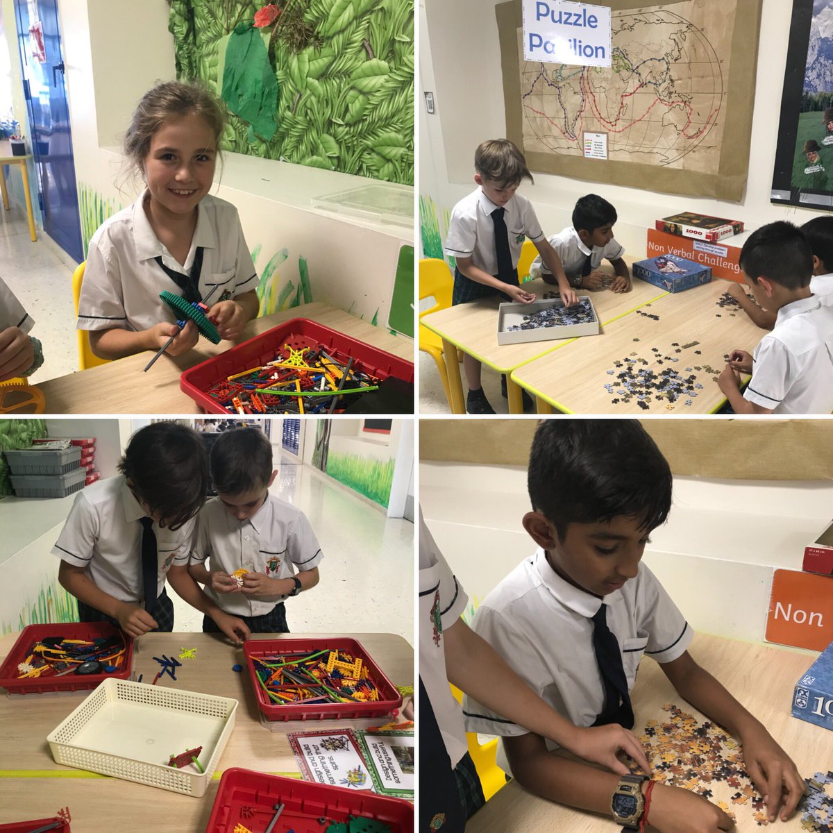 JPS_Year4's tweet photo. #JPSyear4 are loving the new outside spaces #JPScreativespaces
The children are problem solving through puzzles and K’NEX! ⚙️🔗 https://t.co/Q2MGqJBszd