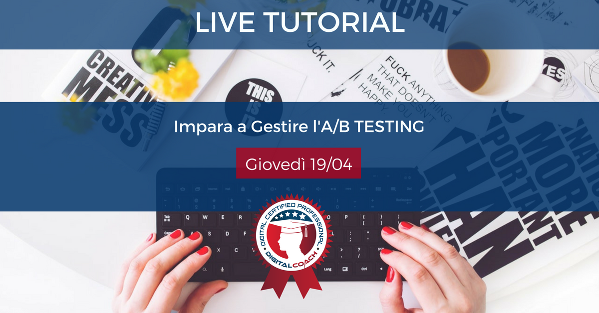 DigitalCoachIT's tweet image. 🛑 Sei alla ricerca di un #LiveTutorial, ABBIAMO la soluzione.
"LIVE TUTORIAL GRATUITO" Iscriviti ora 👉 buff.ly/2Gz1c7C  per imparare come scegliere ed usare uno di A/B test e per creare e testare diverse #landingpages 👉 #webinar il 19/04 alle 20.00
#digitale
