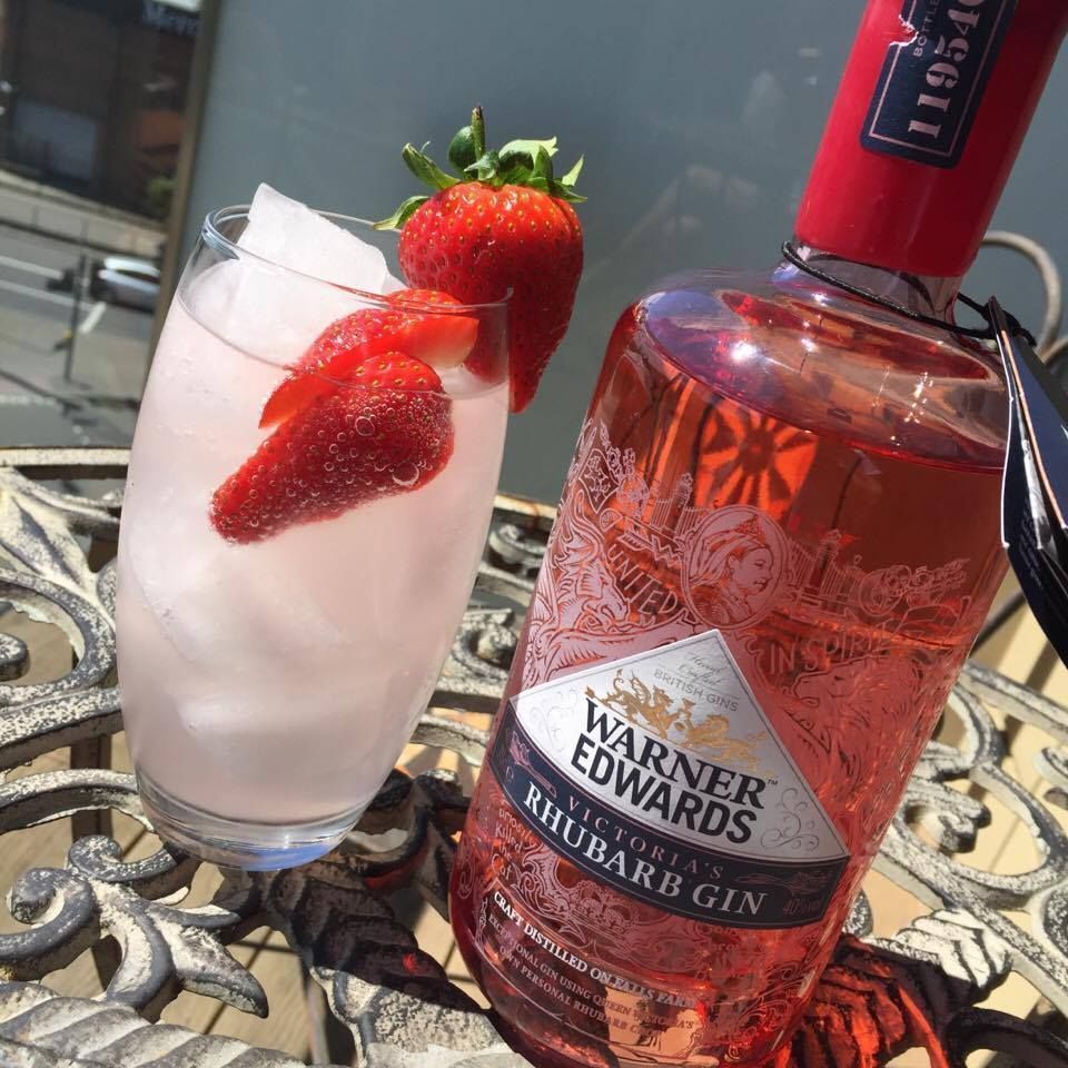 Beechwood_Hotel's tweet photo. rhubarb rhubarb rhubarb! We have a fantastic new guest gin @warner_edwards Victoria's rhubarb gin...The perfect gin to have whilst perusing our delicious menu in the bar before dinner! https://t.co/fPNai9YYFB