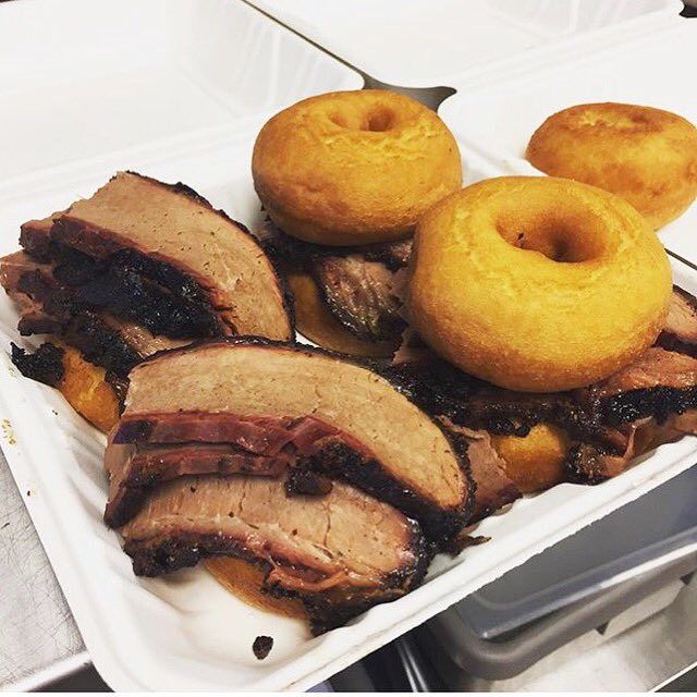 SandyPDonuts's tweet photo. Mark your calendars Annapolis, the BBQ &amp; Brisket donut sandwich is coming back Sunday April 29th! 🐖🐽🍩 https://t.co/flg42W2RBF