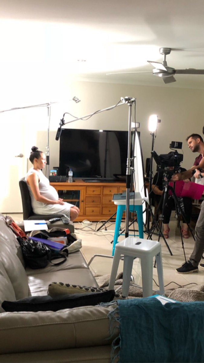 P_Thompson88's tweet photo. Jenna &amp; I doing filming for a documentary for #AlturaLearning. We are talking about #mentalillness  #suicideprevention &amp; the much needed family support @ruokday @KeynoteEntmnt @KookaburraKids @BraveryTrust @SuicidePrevAU @ausoftheyear @NQPHN @DarrenChesterMP @tsv_bulletin https://t.co/9m7dg8L5cv
