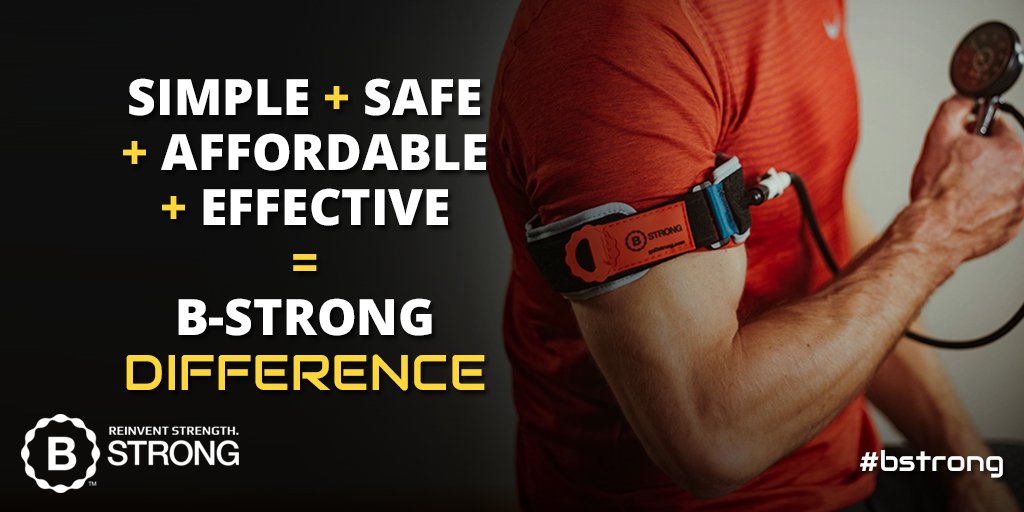 rpxteam's tweet photo. Join the next evolution of fitness and use BSTRONG - smart efficient strength training #gobstrong #BFR #rpxfitness https://t.co/3oZENM5eSG