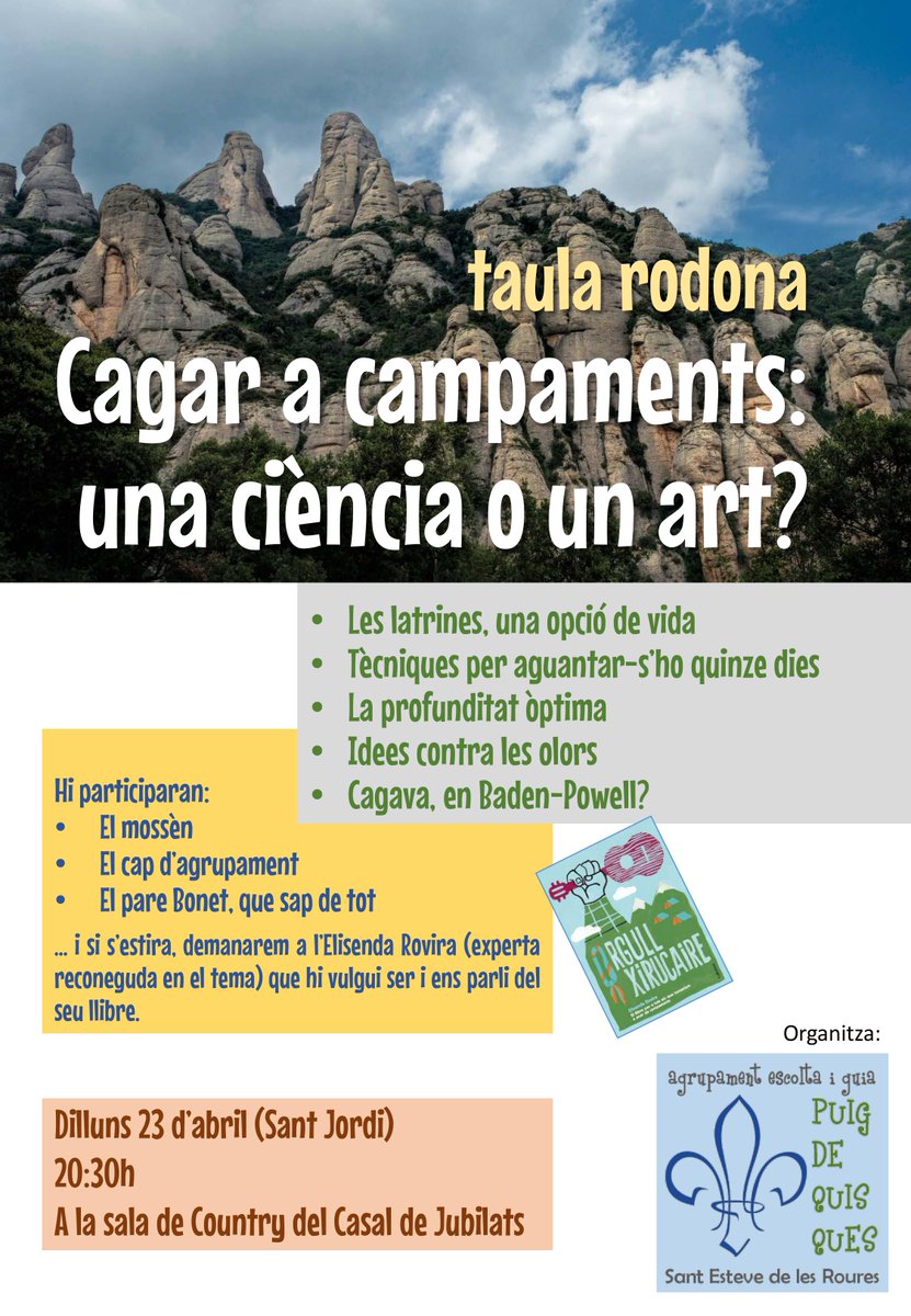 Ei <a href="/EscoltesiGuies/">Minyons Escoltes i Guies de Catalunya</a> Ens podeu fer difusió sisplau?