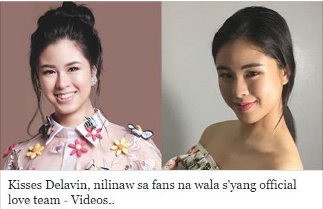 Kisses: "I believe that you won't lose sight of the fact that I &amp; the people I work with, are solo artists- no such thing as 'official loveteam...'" Narito ang buong pahayag ng teen star: bit.ly/2vo9xtN