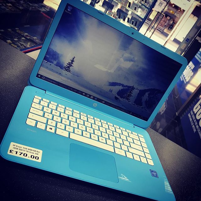 HP Stream 14/A4 6400/4GB RAM/32GB SSD/14”/Windows 10 JUST £170! #HPStream #Laptop #Tech #Trade #Exchange #Bexleyheath