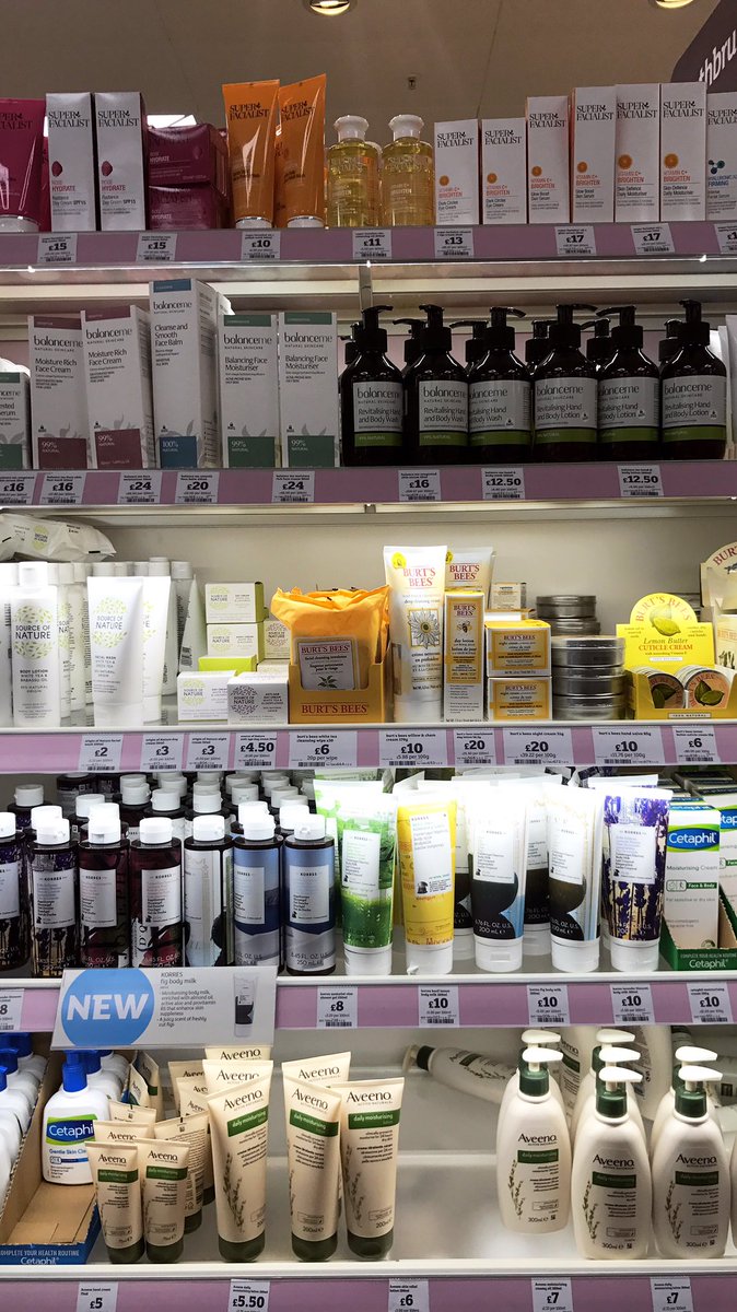 maeve0neill's tweet photo. Intrigued to see the beauty aisle @sainsburys looking like the contents of a @BirchboxUK @KORRESuk #superfacialist https://t.co/wrrIB5cihC