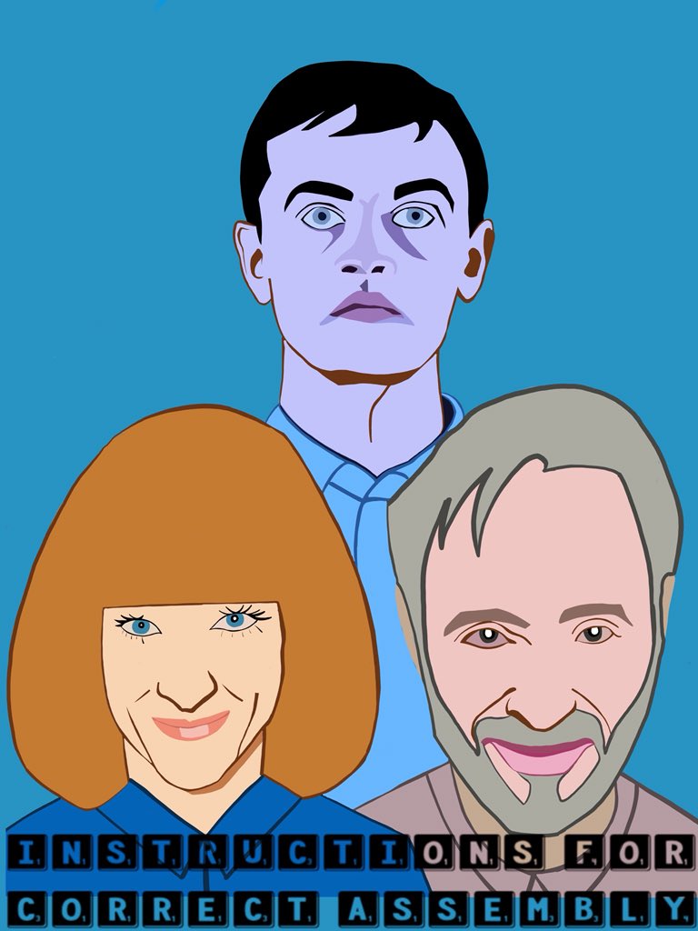antonioropu's tweet image. So in love and inspired by #InstructionsForCorrectAssembly that I did this drawing last night @royalcourt @janehorrocks_ @brianv @mark_bonnar loved the story, the cast, the set and lighting. Theatrical JOY!